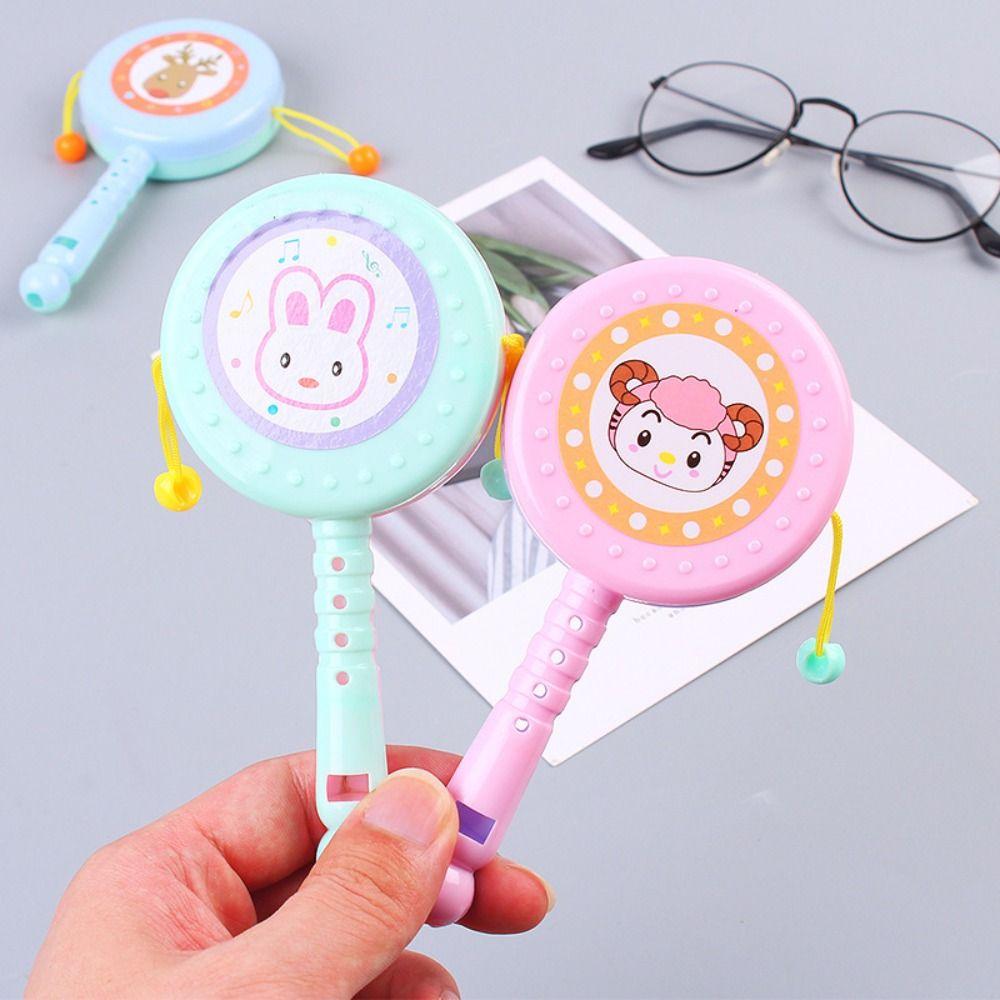 Parent-Child Toys Musical Instruments Toys Cartoon Rattle Rattle Music Toys Kid Rattle Drum Musical