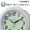 Аналоговый будильник Landex Regulus Star со светящимся циферблатом, Белый YT5244WH