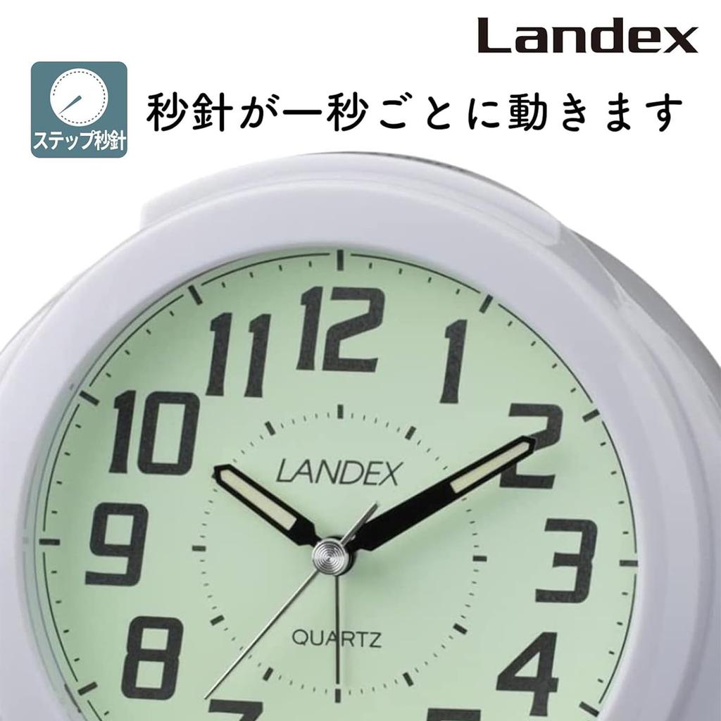 Аналоговый будильник Landex Regulus Star со светящимся циферблатом, Белый YT5244WH