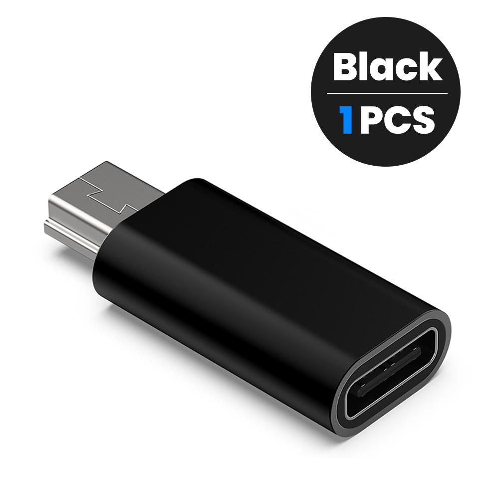 Адаптер USB Type C на Mini USB Быстрая зарядка Передача данных USB C Female на Mini USB Male Конвертер для Камер MP3 MP4 PSP GPS Радио 4