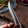 Stainless Steel Meat Cleaver Forged Boning Knife Butcher Knife Chef Knife with Sheath