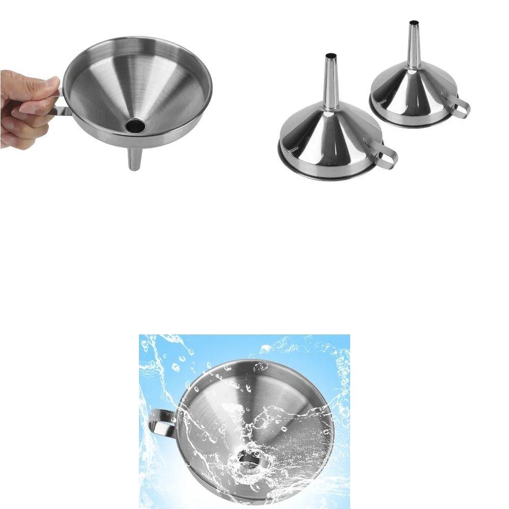 Spice Cooking Oil Filter Filter Funnel Wide Mouth Strainer For Filling Bottles Jars