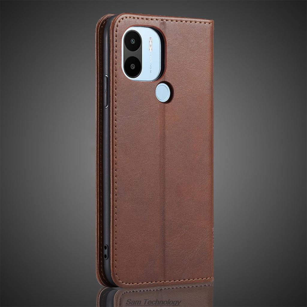 Кожаный чехол с магнитной застежкой для Xiaomi Redmi A1 plus / Redmi A2 plus Чехол-книжка Флип-чехол Кошелек Сумки для телефона Fundas Coque