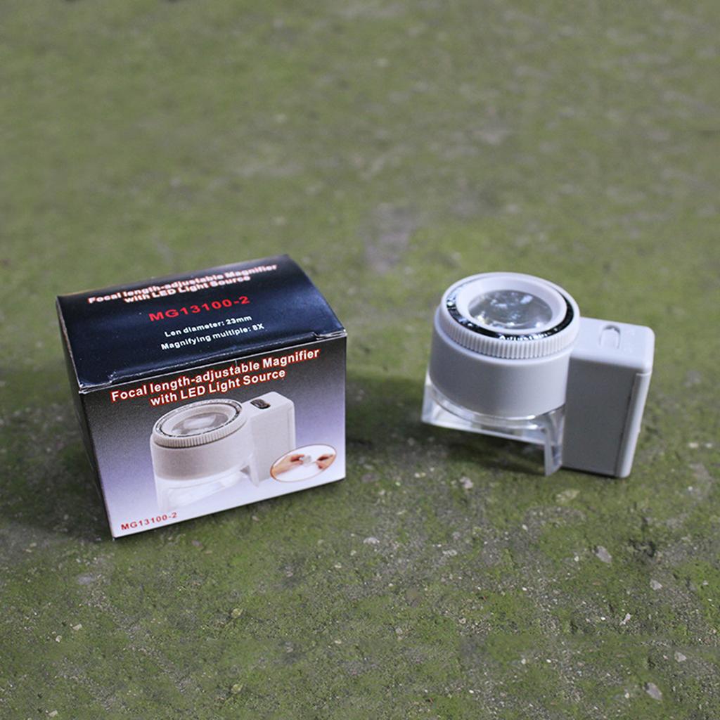 Upgrade Magnifying Glass with Light LED Illuminated Lighted Magnifier with Scale for Seniors Reading Inspection Coins