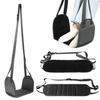 Airplane Foot Hammock Length Adjustable Wide Platform Base Foot Rest Portable Office Under-Desk Feet Relaxing Hammock Travel Essentials