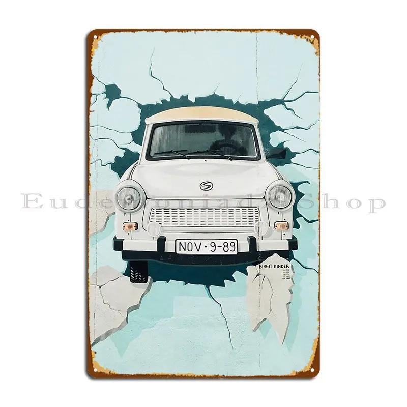Trabant Metal Sign Vintage Garage Print Pub Create Tin Sign Poster