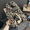 Thickened Shawl Women's Outer Cover Abstract Geometric Imitation Cashmere Shawl Scarf Dual-purpose Winter Warm Women's Scarf Double-sided