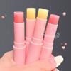1PC Natural Peach Lip Balm Long-lasting Moisturizing Lipstick Temperature Change Color Lipstick Anti-drying Hydration Lip Care