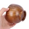 Handmade Fruit Children Bamboo Noodles Eating Japanese Style Rice Bowls Natural Wood Wooden Bowl
