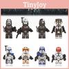 8pcs Building Blocks Minifigure Ahsoka Troopers Figure Gift Fans