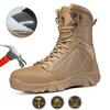 Men Work Boots Autumn Outdoor Hiking Boots Lace Up Mountaineering Shoes Breathable Hunting Training Boot High-top