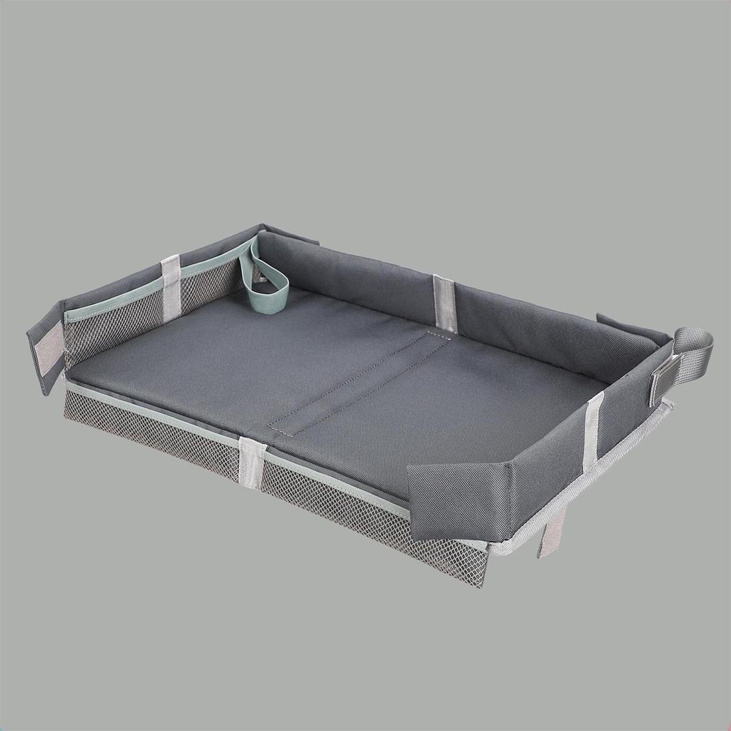 Чехол на поднос в самолете Дорожный столик с карманами Складное игровое пространство Компактные принадлежности для полета Столик для перекуса для дорожного путешествия Мальчики Самолет