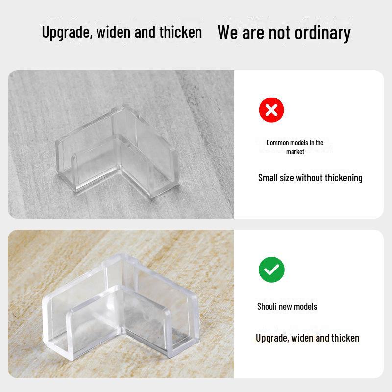 Прозрачный треугольный защитный уголок для аквариума - мягкий, эластичный, противоударный чехол для углового стекла и акрила для защиты детей.