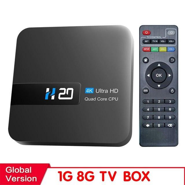 H20 Smart Android TV Box Android 10,0 2 ГБ 16 ГБ 4K HD H.265 Медиаплеер ТВ-приставка Android 3D Play Store Очень быстрая телеприставка 1080P