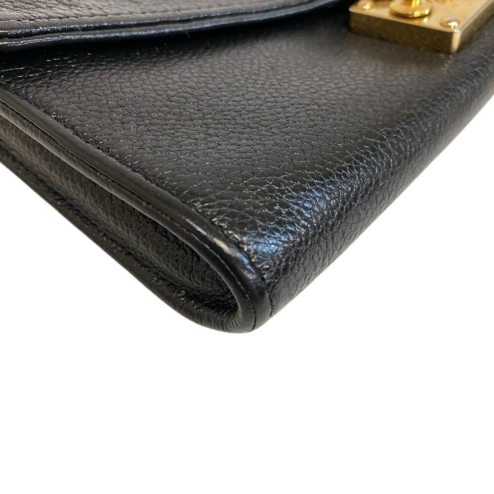 LOUIS VUITTON M60638 leather Saint Germain Pochette black leather Used