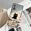 Чехол для Xiaomi Mi 13 Lite 14 11 12X 12T Pro 11T 12 10T Funda Чехол для телефона Мультяшный кот