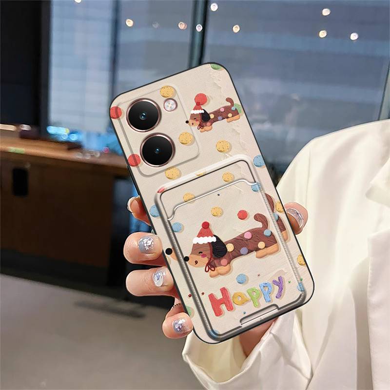 Водонепроницаемый чехол для телефона с граффити для Realme P3 Ultra 5G, карман для карт, пыленепроницаемый, слот для карт, задняя крышка, противоударный, милый