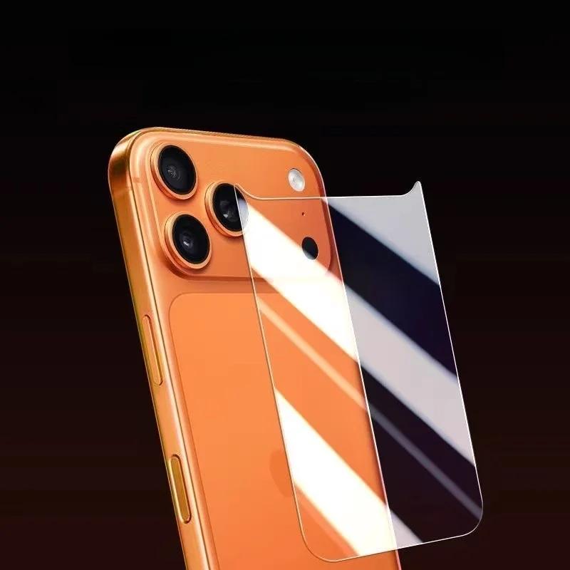 2 в 1 Заднее закаленное стекло + Стекло для объектива Для iPhone 17 Pro Max 17Pro 17Air Защитная задняя крышка от царапин Для серии iPhone 17 Стекло