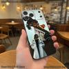 Чехол для телефона A-Алиса в Стране Чудес B-Пограничная Земля Для iPhone 17,16,15,14,13,12,11,Pro,XS,Max,XR,Plus,E,SE4,Mini Черный Мягкий Чехол