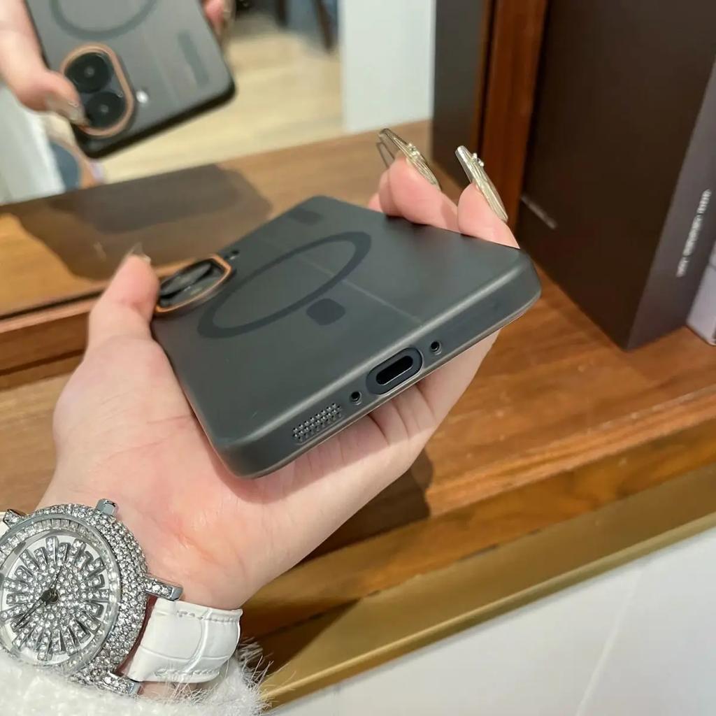 Прочный Чехол для Xiaomi POCO X8Pro Max F7 X7 M8 Pro Ultra Роскошный Матовый ПК с Поддержкой Magsafe Беспроводной Зарядки Задняя Крышка Ударопрочный Funda