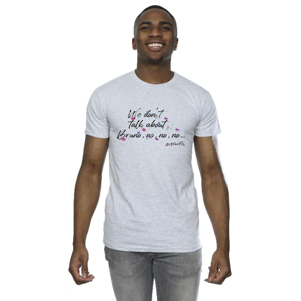 Disney Mens Encanto We Dont Talk About Bruno No No T-Shirt