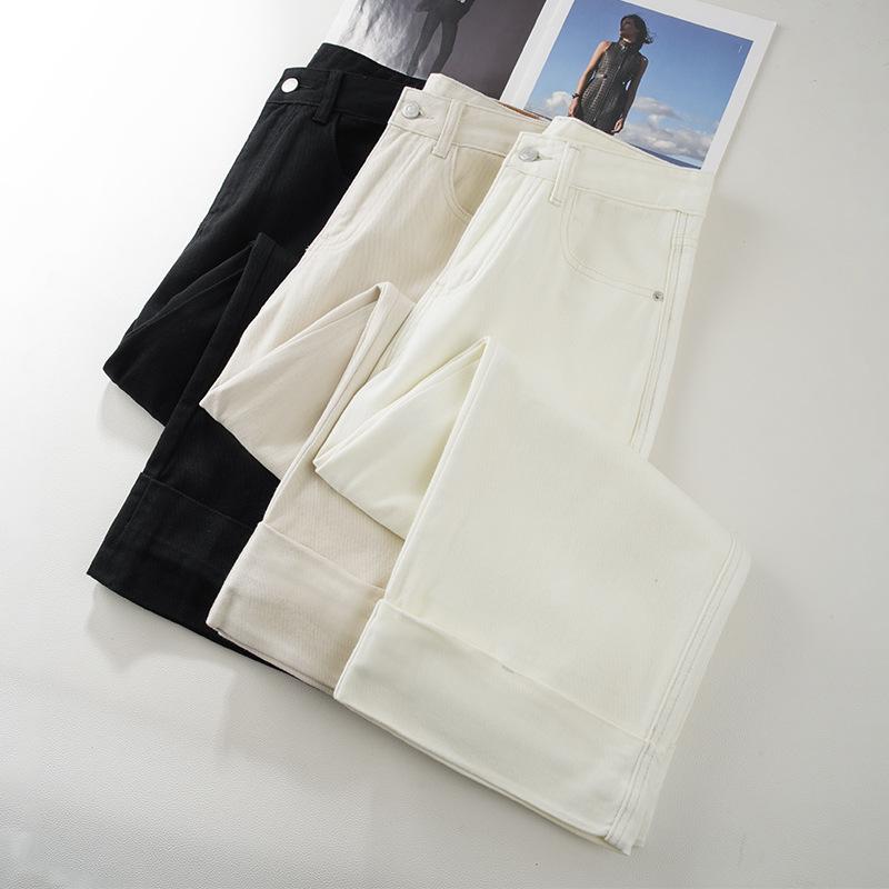 Женские джинсы Off-White, укороченные, с высокой талией, широкие, для миниатюрных, стиль Весна 2026.
