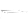 Retractable Awning Anthracite 3 x 2 m Polyester and Aluminium