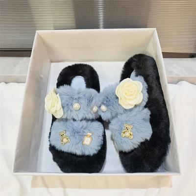 Мода 2024 года. Новые женские туфли с открытым носком. Женские тапочки. Осенние замшевые теплые разноцветные повседневные удобные тапочки на плоской подошве. Zapatillas Mujer