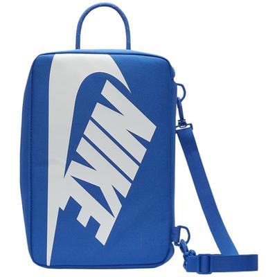 Nike Тканевая сумка, Сумка на плечо, Сумка кроссбоди, Сумка-коробка для обуви, Сумка для хранения Унисекс Игровой королевский синий и Горный белый Повседневная DA7337-480