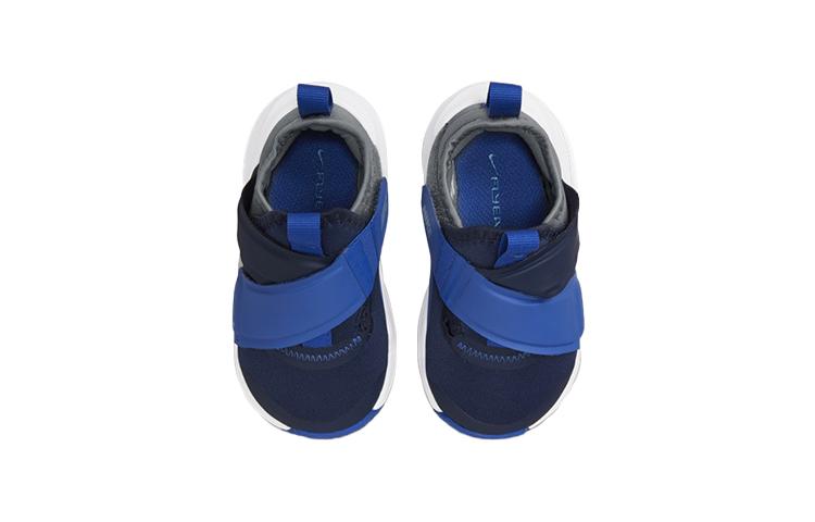 Nike Flex Advance Устойчивые к истиранию Устойчивые к истиранию Низкие детские туфли Сине-серые Для младенцев и малышей CZ0188-403