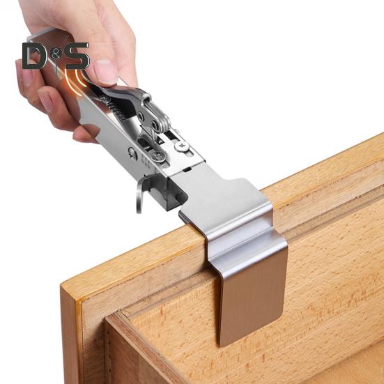 Регулируемый зажим для фиксации ящика, металлический зажим для установки передней части ящика, прочный универсальный зажим для крепления шкафа, плотницкий инструмент для деревообработки и бытовых нужд