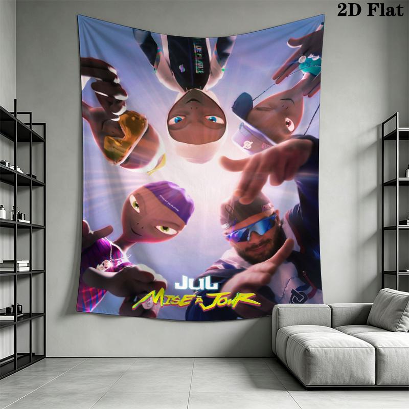 Jul C'Est Pas Des Lol Wall Tapestry Aesthetic Wall Hanging Printed Fabric Blanket Decorative Tapestries for Bedroom Living Room Home Decor