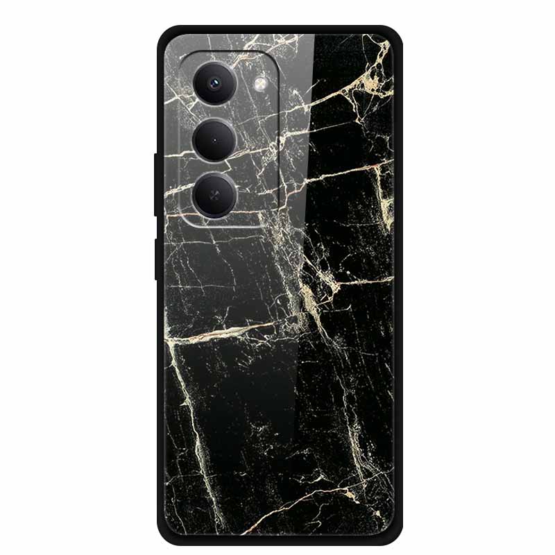 For Redmi 15 5G Case 6.9" 25057RN09E Tempered Glass Hard Covers For Redmi 15 4G 2025 Luxury Phone Cases Protective Bumper Fundas