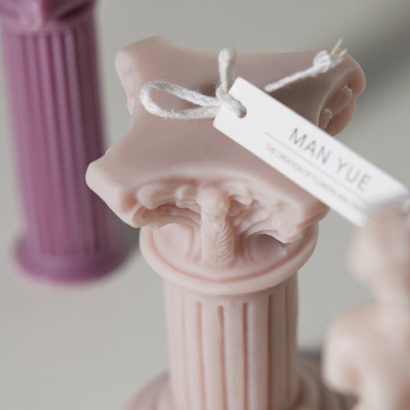 Сделай сам Классическая римская колонна Силиконовая форма для свечей 3D Статуя Венеры Тело Ароматерапия Мыло Гипс Эпоксидная смола Форма для подарков Декор