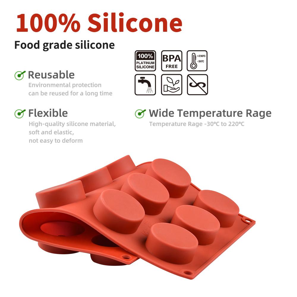 Round Silicone Tarte Mold for Desserts Mousse Cake Molds