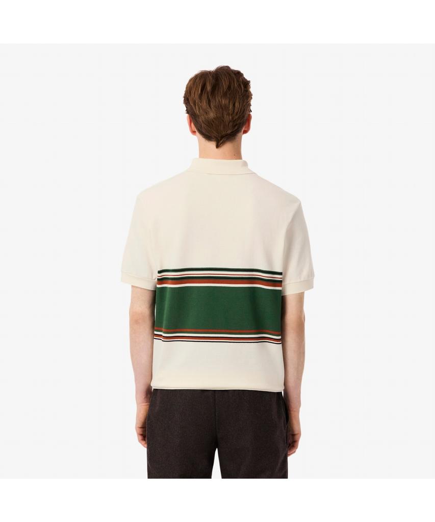 LACOSTE Men'S Mif Striped Short Sleeve Polo Shirt Ph5457-55N Xfj