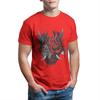 Cyber samurai 2077 Oni T shirt pure cotton vintage T-shirt crew neck tees short sleeve tops summer