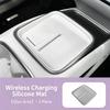 Car Integrated Center Console Silicone Protective Pad For 2026 Xpeng MONA L03 Wireless Charging & Cup Holder Full-Surround Cover