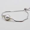 Fashion Girl Bracelet White Natural Pearl Adjustable Baroque Simple Jewelry