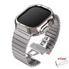 Ремешок из нержавеющей стали + ТПУ корпус Для Apple Watch Ultra 2 49 мм Роскошный браслет Для iWatch Серии 9 8 7 45 мм 41 мм 6 5 4 44 40 мм 42 мм