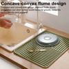 Силиконовый коврик для сушки посуды, многофункциональный нескользящий коврик для сушки кухонной посуды, подставка под стаканы с защитой от ожогов, коврики для быстрого слива воды для домашнего бара ресторана