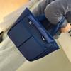 Large Capacity Insulated Lunch Bag With Multiple Pockets Waterproof Oxford Fabric Modern Minimalist Design Office Commute