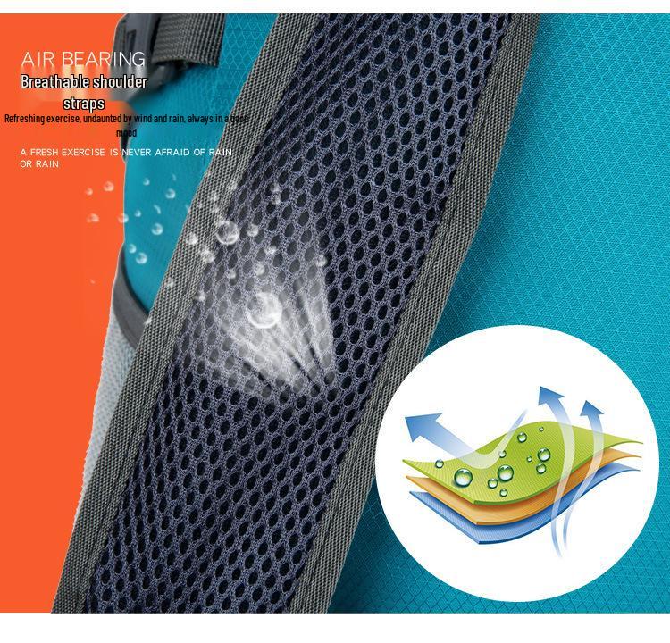 Легкий водонепроницаемый складной рюкзак для активного отдыха - Большая вместимость, складной походный рюкзак.