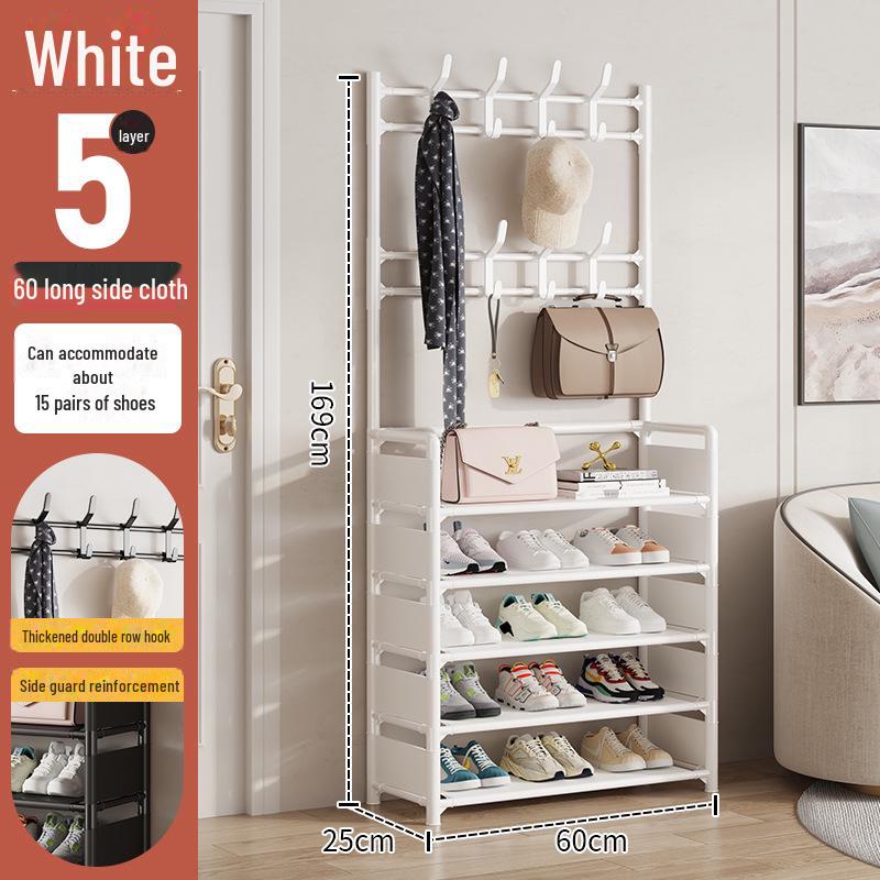 Shoe & Hat Rack: Multi-Layer, Space-Saving, Folding, Simple Dormitory Storage Solution