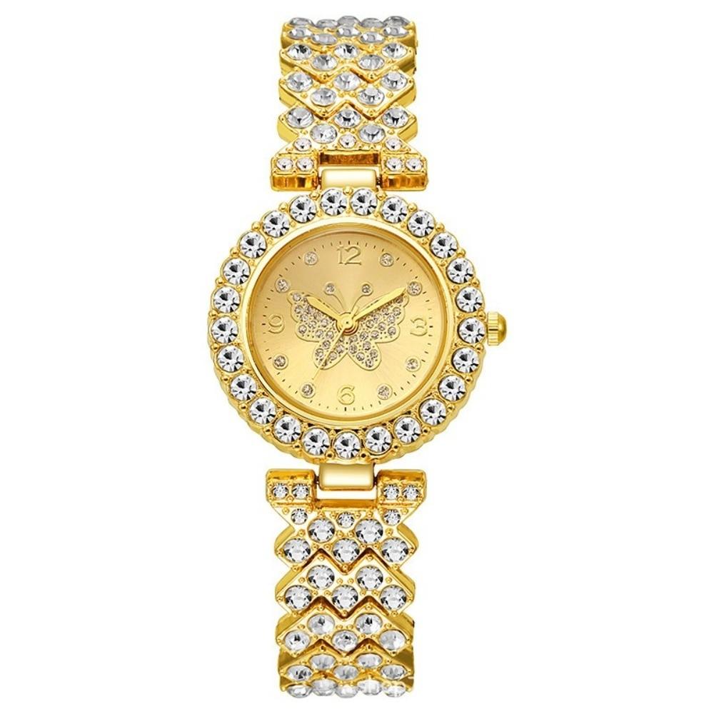 Diamond Decoration Diamond Watch Butterfly Surface Design Butterfly Surface Watch For Women