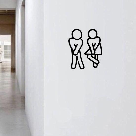 2 шт. Напечатанные на 3D принтере таблички для ванной комнаты, Дверь туалета, Мужской, Женский знак, Бизнес, Ресторан, Офис, Отель, Туалет, Настенная табличка для идентификации пола