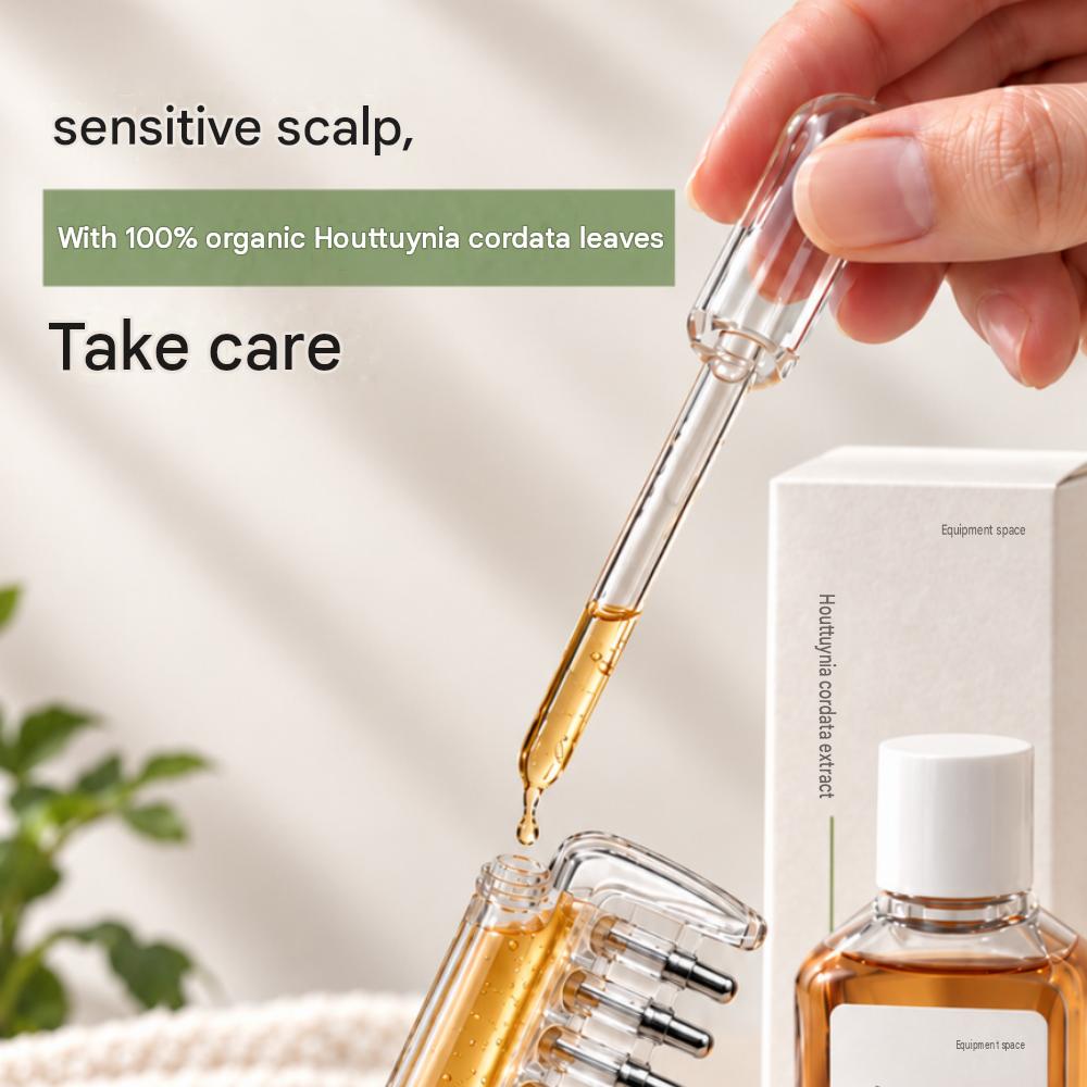 ChebiGongGan Houttuynia Cordata Extract Vegan Toner 150ml + Hair Tonic Scalp Filling Ampoule Comb Transparent Brush Set