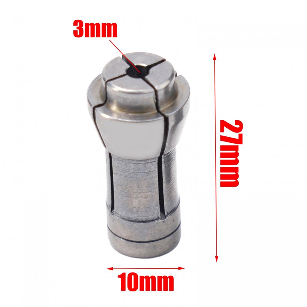 3/6мм 3шт Адаптер Патрон Цанга Прямая шлифмашина Фрезер Запчасти