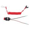 Outboard Safety Stop Switch Lanyard Metal Alloy 3A3068300 for Tohatsu 8 to 115HP Control Box