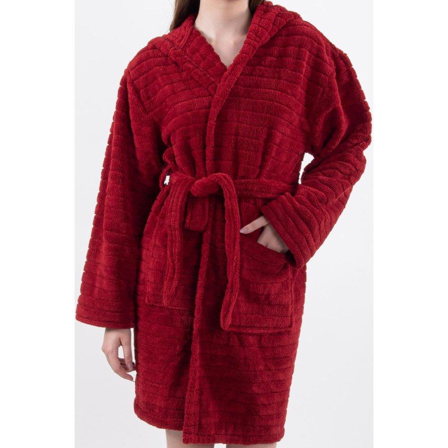Женский зимний халат Welsoft с капюшоном и халатом